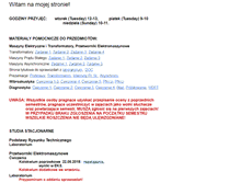 Tablet Screenshot of kubiak.imsi.pl
